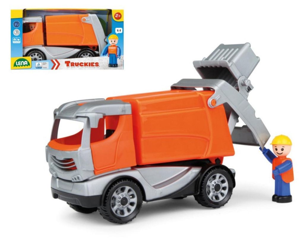 Camion-poubelle en plastique « Truckies » de 25 cm avec Image du produit 
