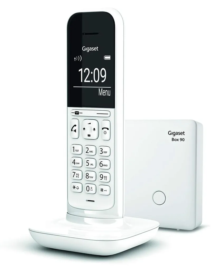 Téléphone Fixe pour Maison Gigaset CL390 Blanc : Confort et Design