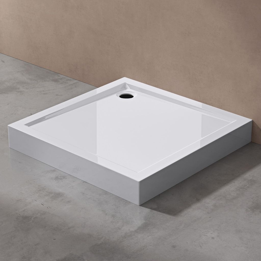 doporro Piatto Doccia con Piletta 90x90x14cm in Acrilico Immagine del prodotto 