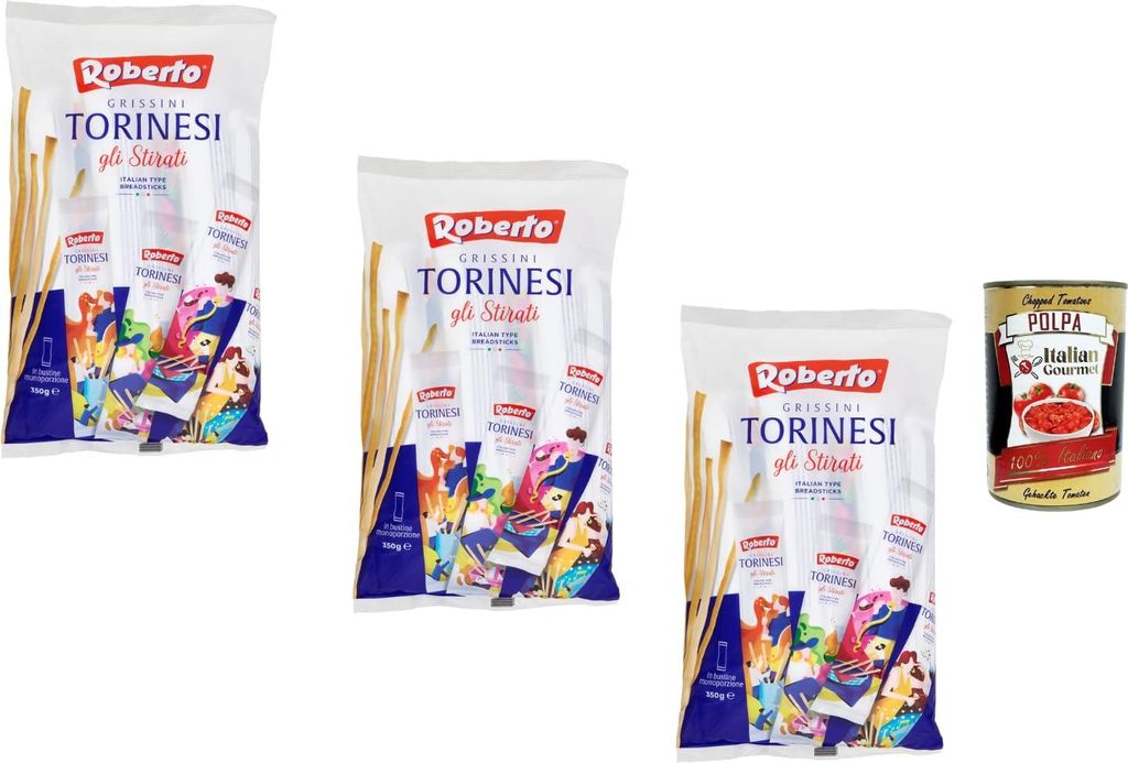 Italian Gourmet Grissini Torinesi Brotstangen 3 x 350 g Produktbild 