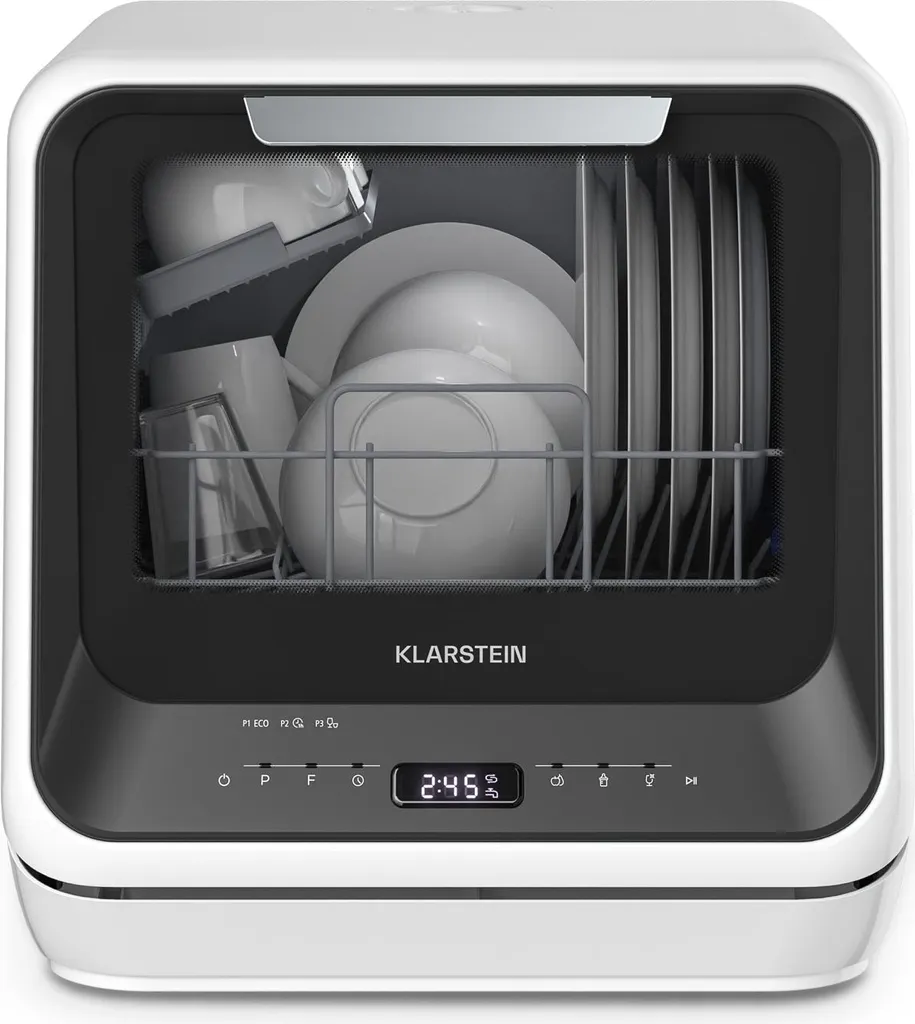 Petit Lave-Vaisselle Pose Libre Portable Klarstein avec Réservoir 5L