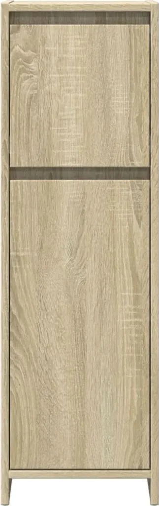 Maison Exclusive - Set Mobili da Bagno 3 pz Rovere Sonoma in Legno Multistrato - 6