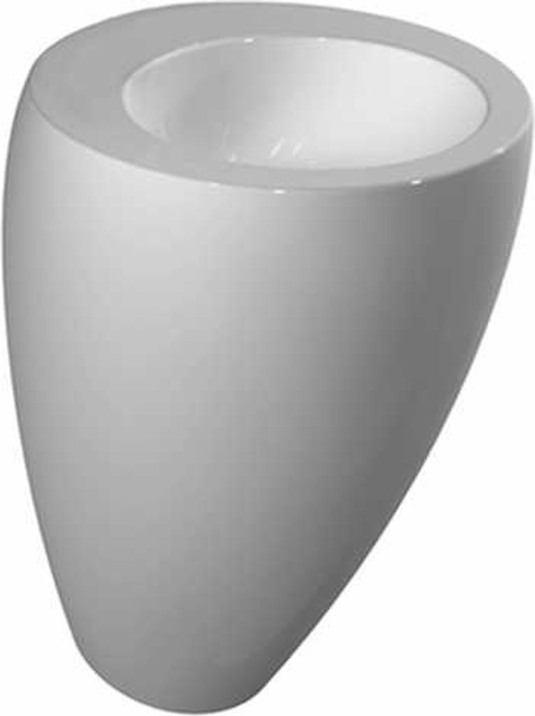 LAUFEN Alessi one Waschtisch, mit integrierter Säule, ohne Hahnloch, ohne Überlauf, 520x530, H8119714001091