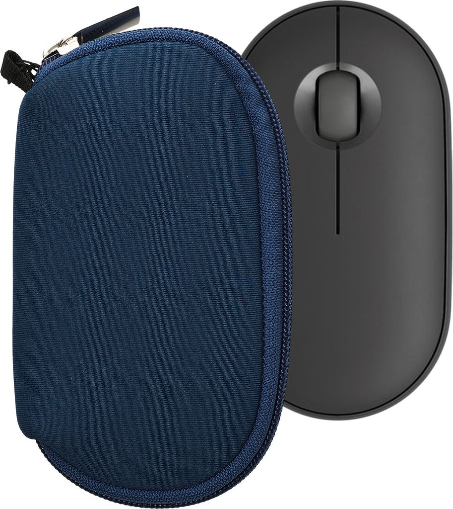 kwmobile Hülle kompatibel mit Logitech Pebble Mouse 2 M350s / M350 - Neopren Hülle für PC Mouse Schutzhülle - Computer Maus Tasche - Neopren Ta...