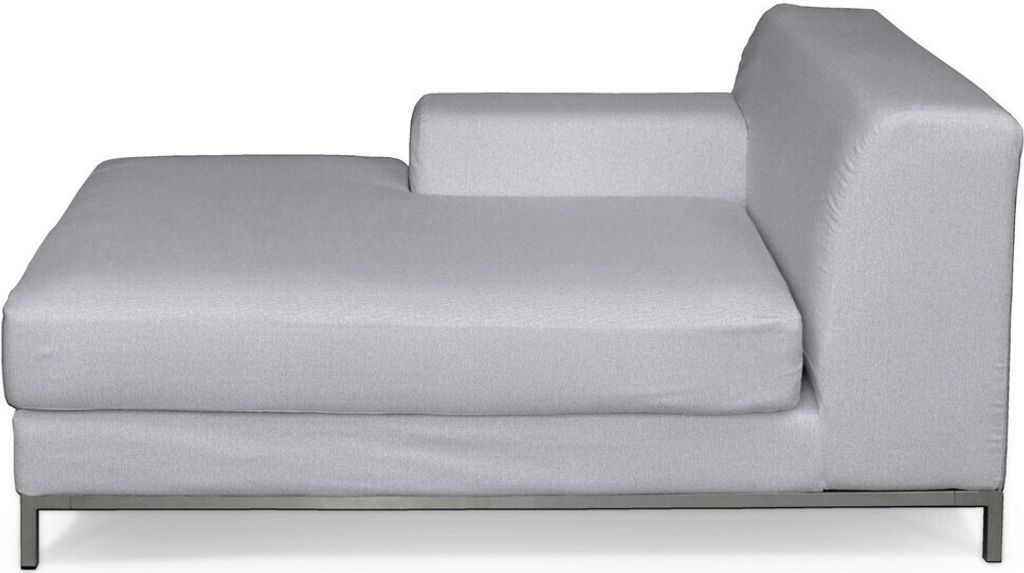 Dekoria Bezug für Kramfors Sofa Recamiere links, hellgrau, Produktbild 
