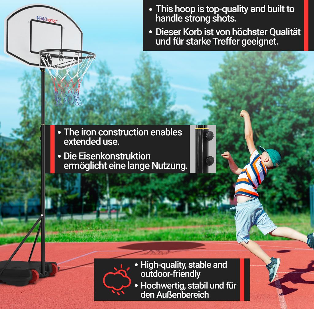 Infantastic® Basketballkorb - Outdoor/Indoor, für Kinder, Produktbild 6