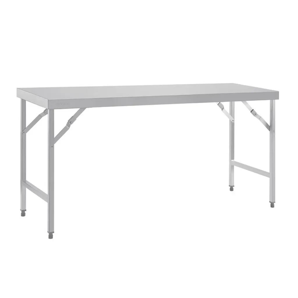 Table de travail pliante Vogue : Fini le manque de place en cuisine pro