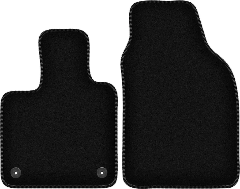 Accessori Fiat 500 Electric: Tappetini Velluto Nero Alta Qualità
