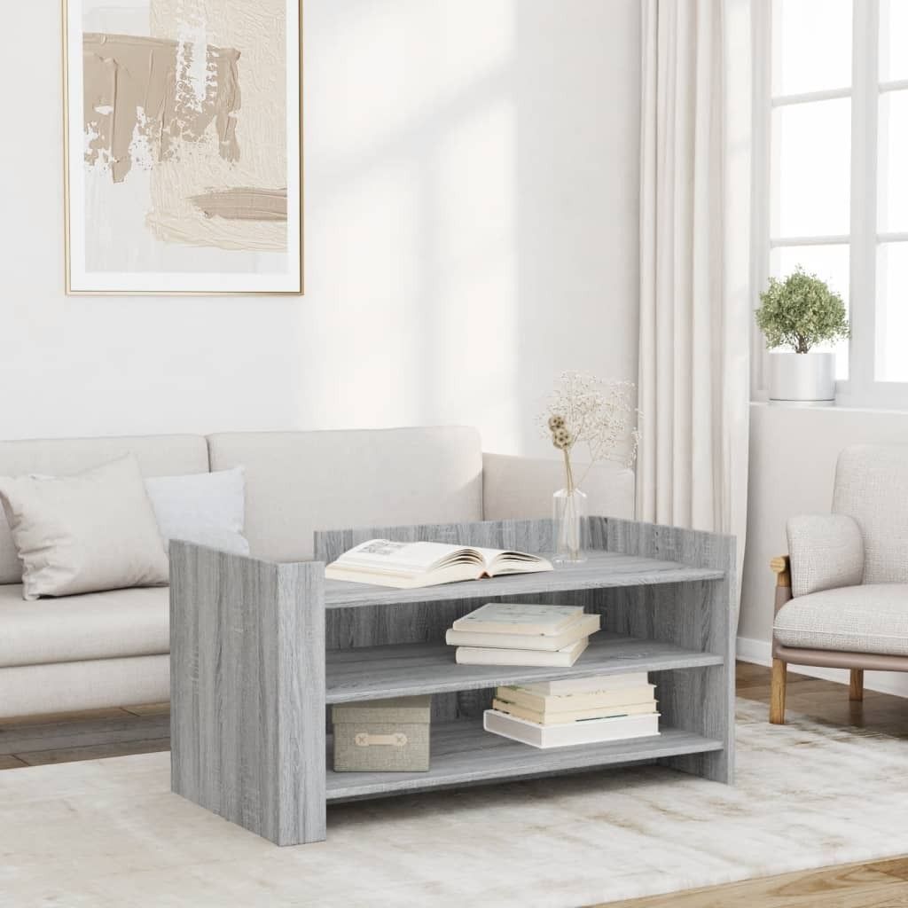Maison Exclusive - Couchtisch Grau Sonoma 100x50x50 cm Holzwerkstoff