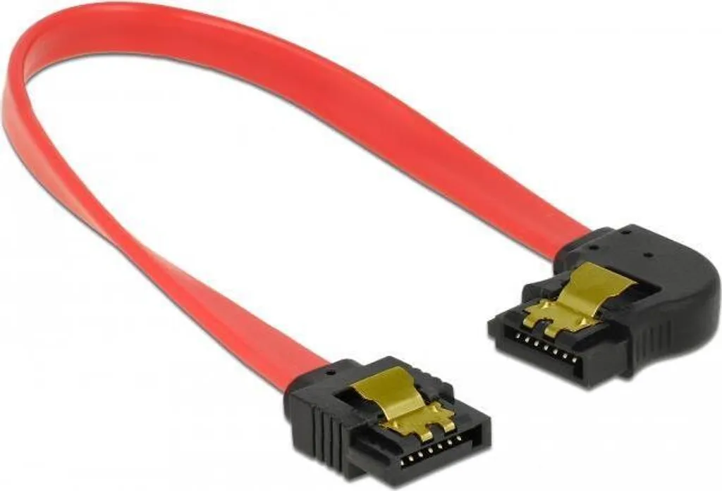 Cavo SATA DeLOCK Nero 50cm - Estetica e Performance 6 Gb/s
