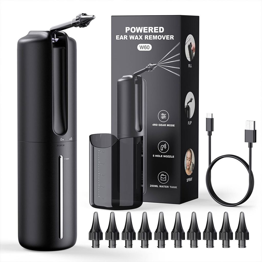 Ohrenreiniger，Ohrenschmalz Entferner Set, elektrischer Produktbild 