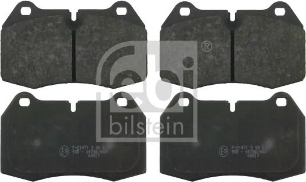 Stop bruits de frein BMW E38 X6 avec les Plaquettes FEBI 16109 OE 1162210
