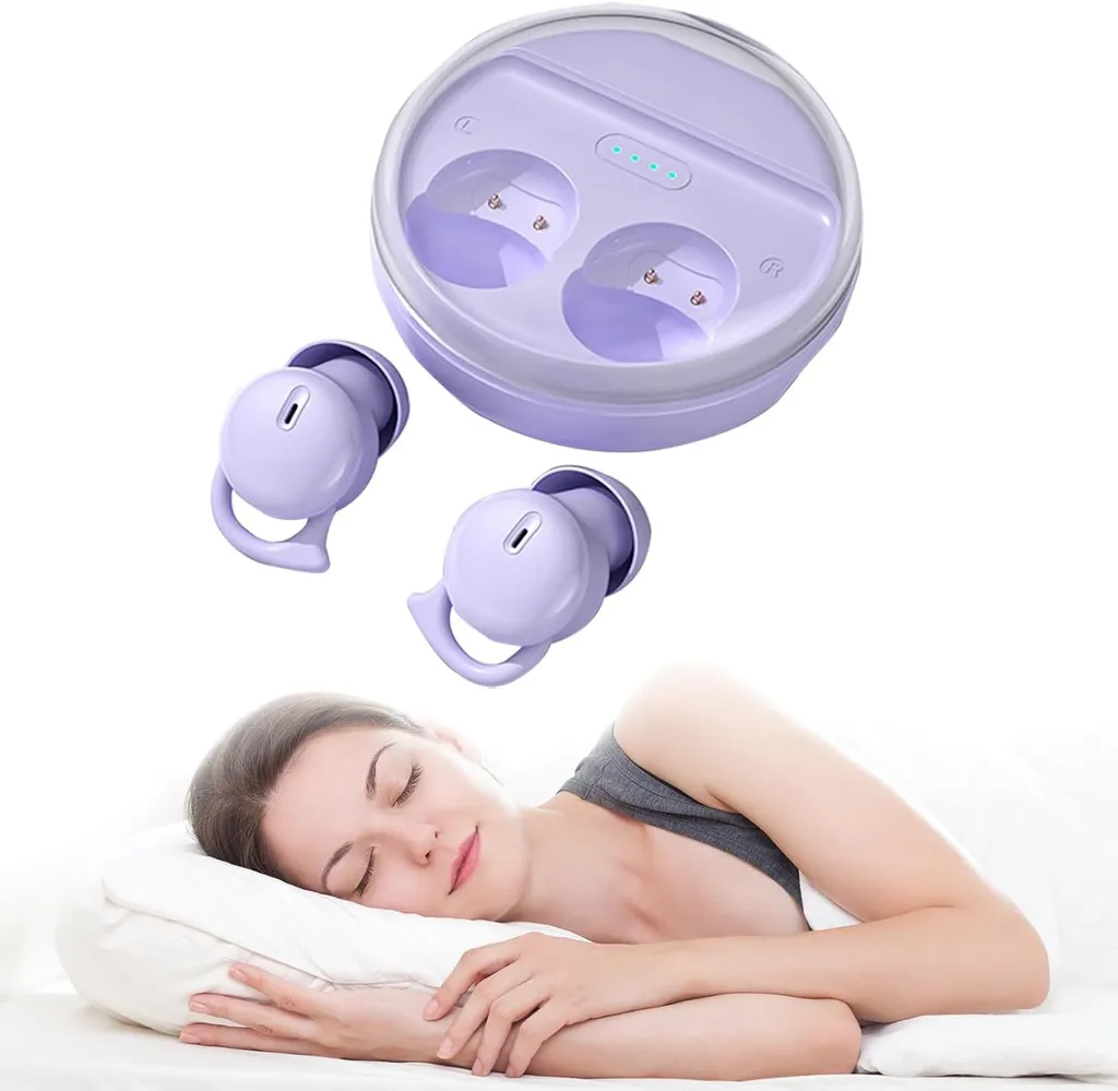 Auricolari Invisibili per Dormire di Lato - Bluetooth per Orecchie Piccole