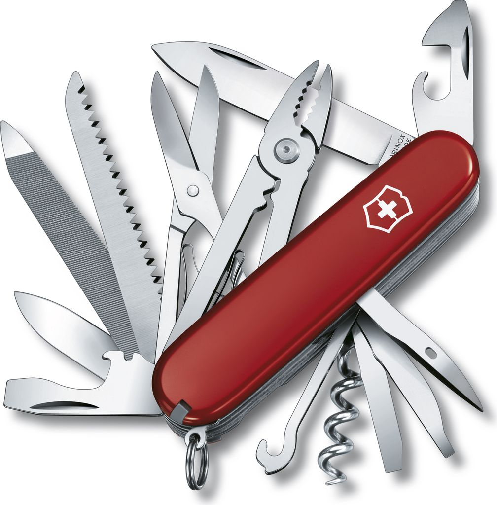 Victorinox Handyman Multifunktionsmesser 91 mm, rot, 24 Produktbild 