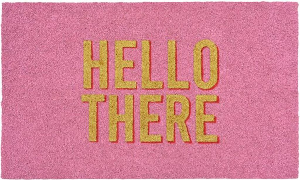 Gift Company Fußmatte aus Kokosfasern Hello There Glitzer Produktbild 