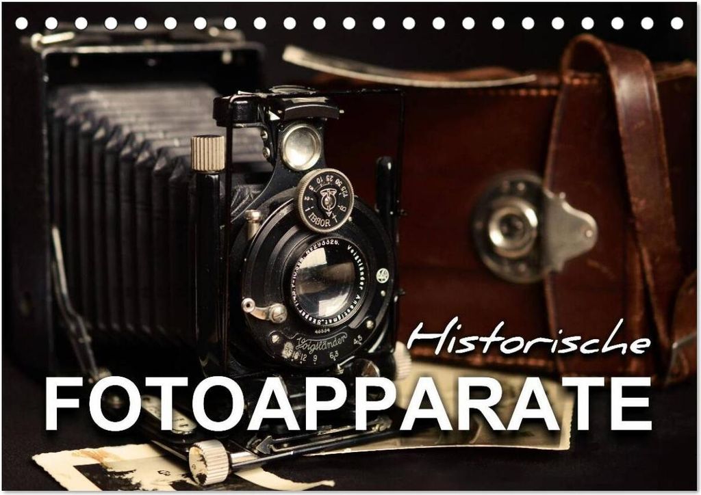 Historische Fotoapparate (Tischkalender 2026 DIN A5 quer), CALVENDO Monatskalender