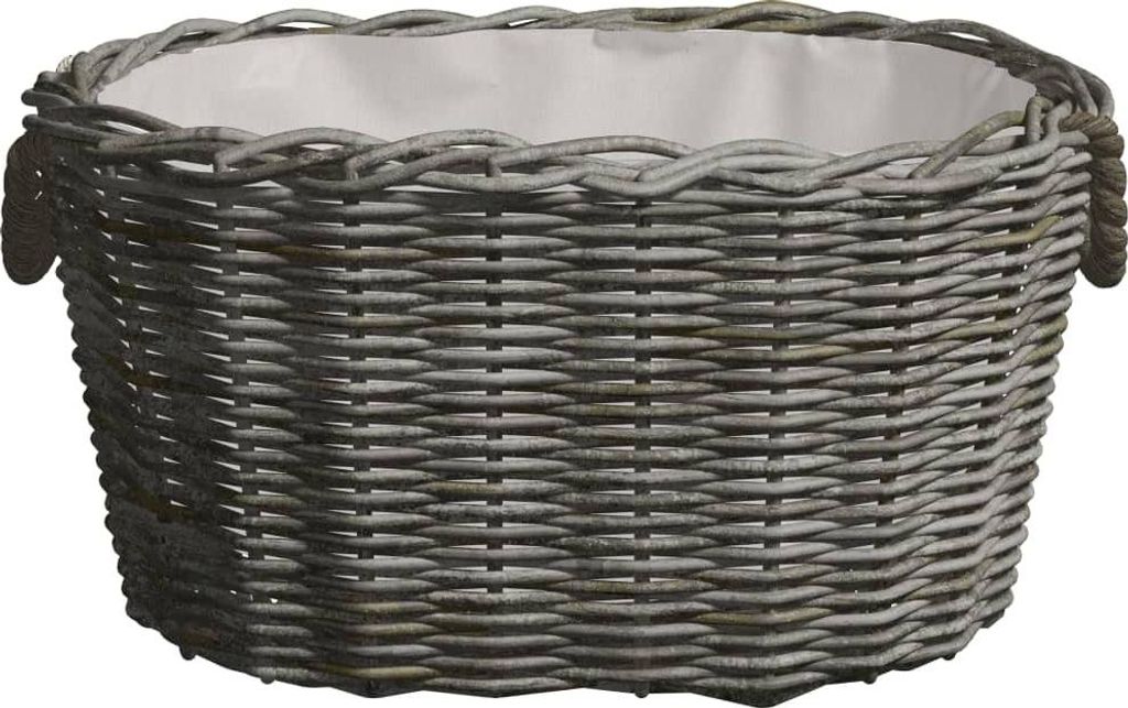 vidaXL Kôš na drevo s držadlami na prenášanie 59x42x28 cm Obrázok produktu 
