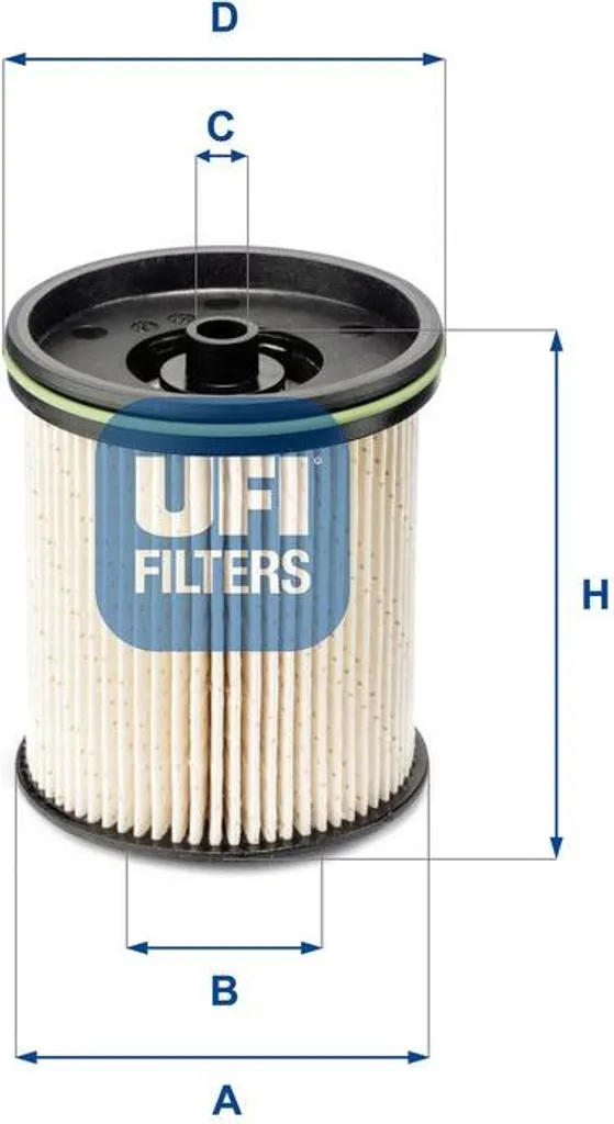 Filtre à carburant UFI 26.122.00 OE 13539108 compatible Astra K