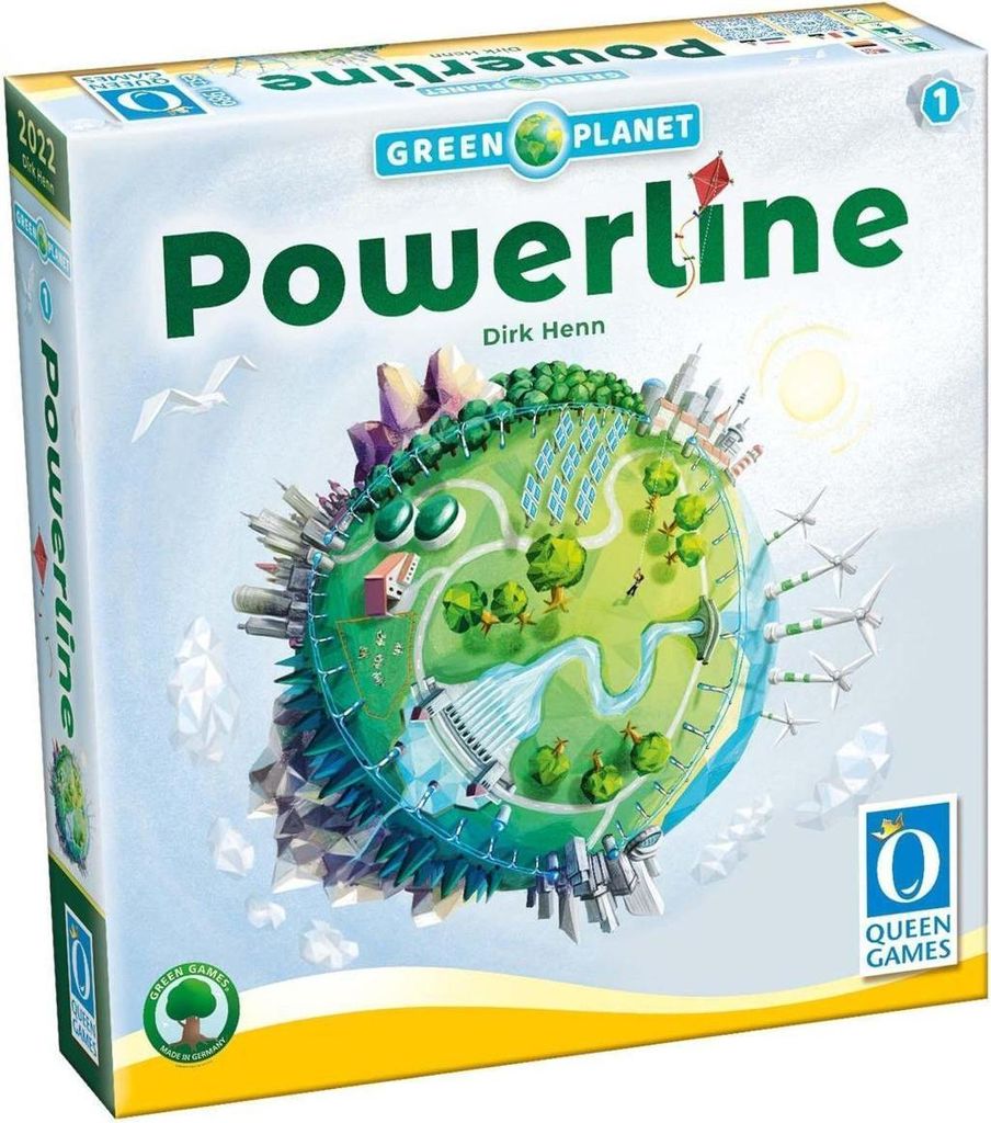 107126 - Powerline, Brettspiel, für 2-4 Spieler, ab 8 Jahren (DE-Ausgabe)