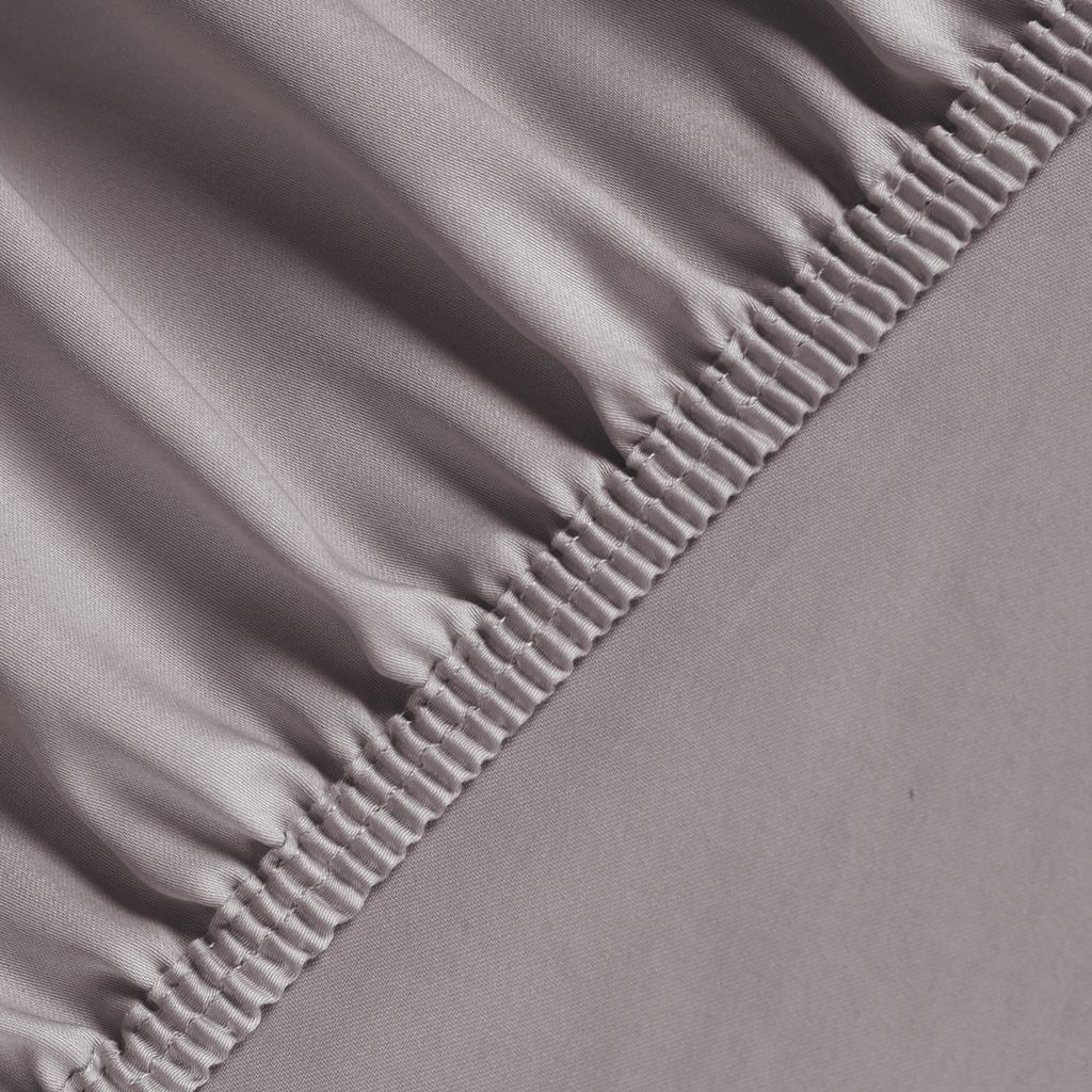 Grau 100% Ägyptische Baumwolle Spannbetttuch Bettlaken Jersey Spannbettlaken 