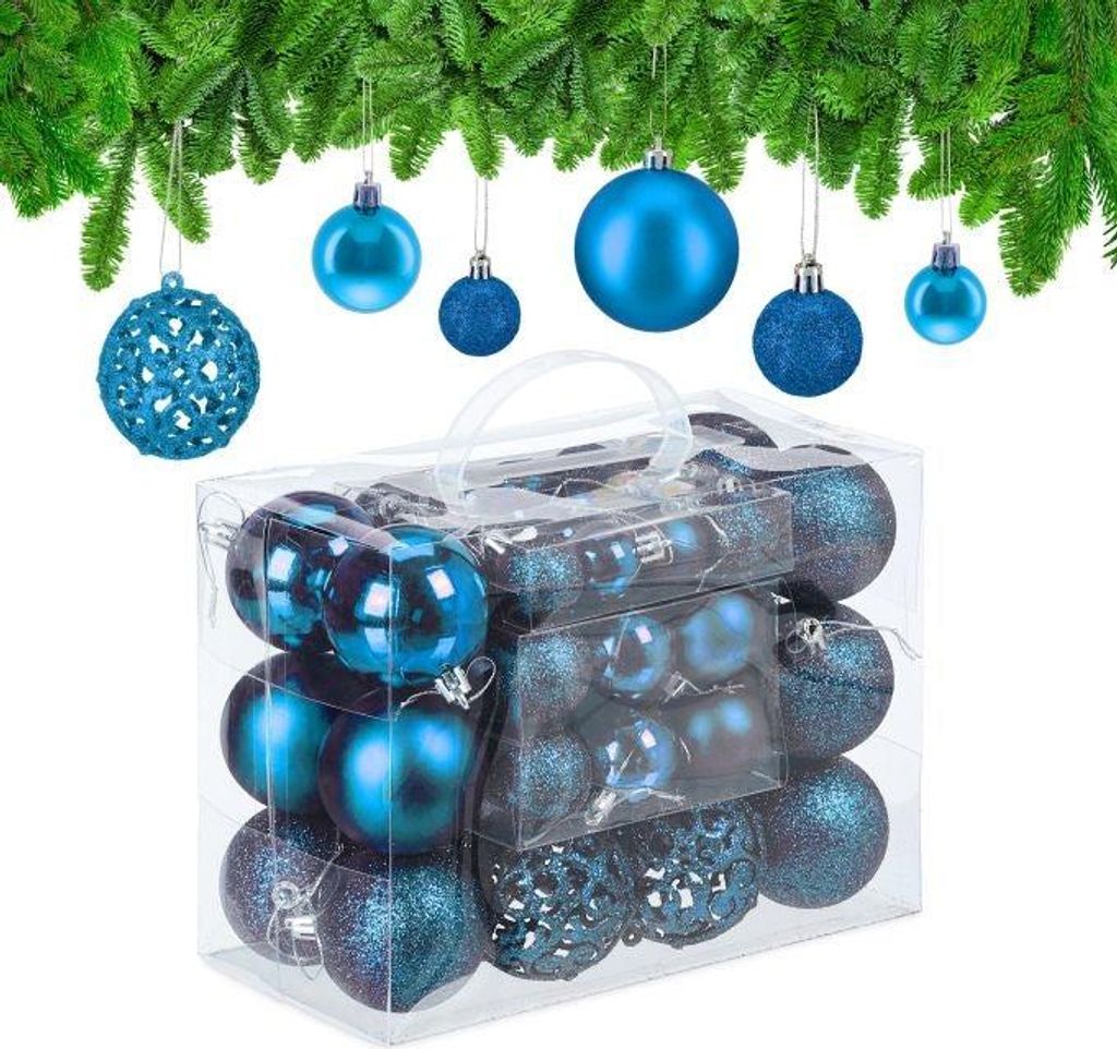 Christbaumkugeln im 50er Set