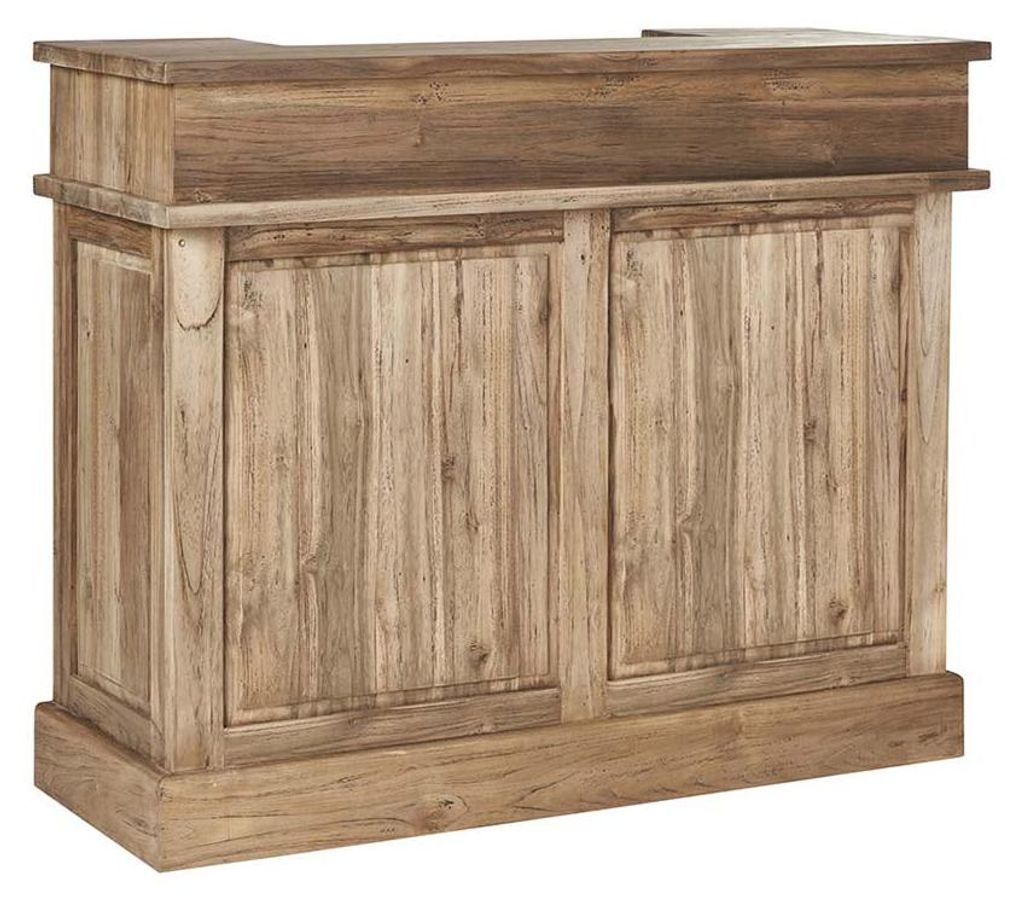 Bar recycelt Teakholz massiv 120 cm