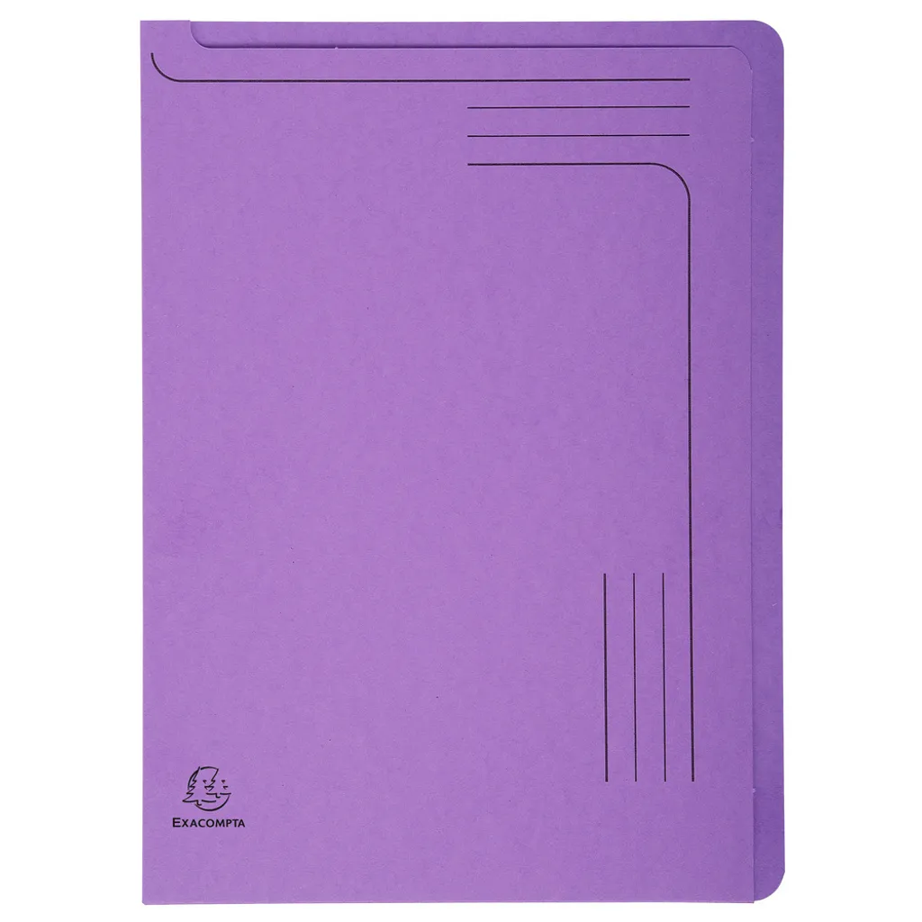 Exacompta Forever 48000E Lot de 40 Chemises Coin A4 Couleurs Assorties
