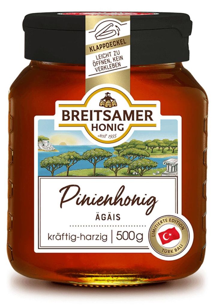 Breitsamer Miel de pin de l'Égée 500g Image du produit 