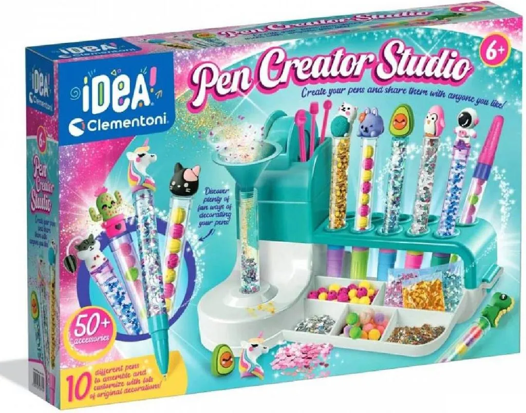 Coffret de Loisirs Créatifs Stylos Personnalisables Clementoni Idea 18779
