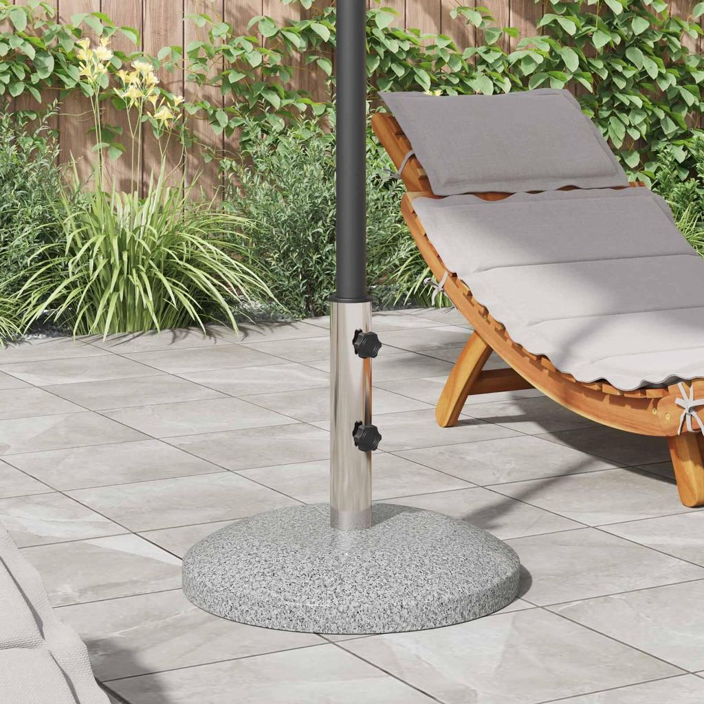 Möbel Parasol Fußrohr 0.63 kg Natürlicher Edelstahl Produktbild 