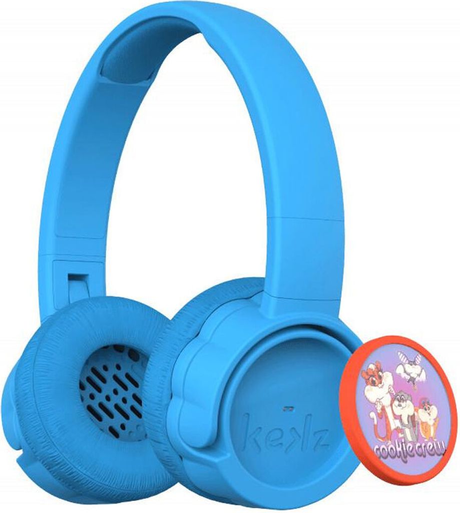 Kekz Kinder Kopfhörer blau Starterset, Click&Play System, Produktbild 