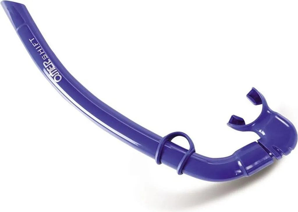 Tuba de chasse sous-marine Omer Shift Bleu avec embout silicone