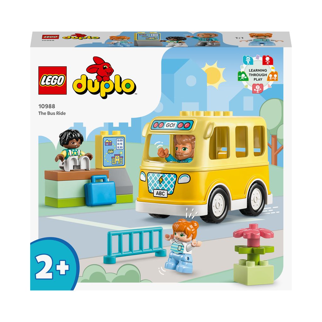 LEGO 10988 DUPLO, Set "El viaje en autobús", juguete de Imagen del producto 