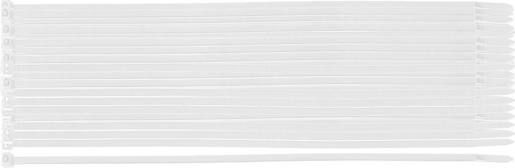 NEO TOOLS Nylon Kabelbinder Weiß Set 100 Stück 200 mm x 3.6 Produktbild 