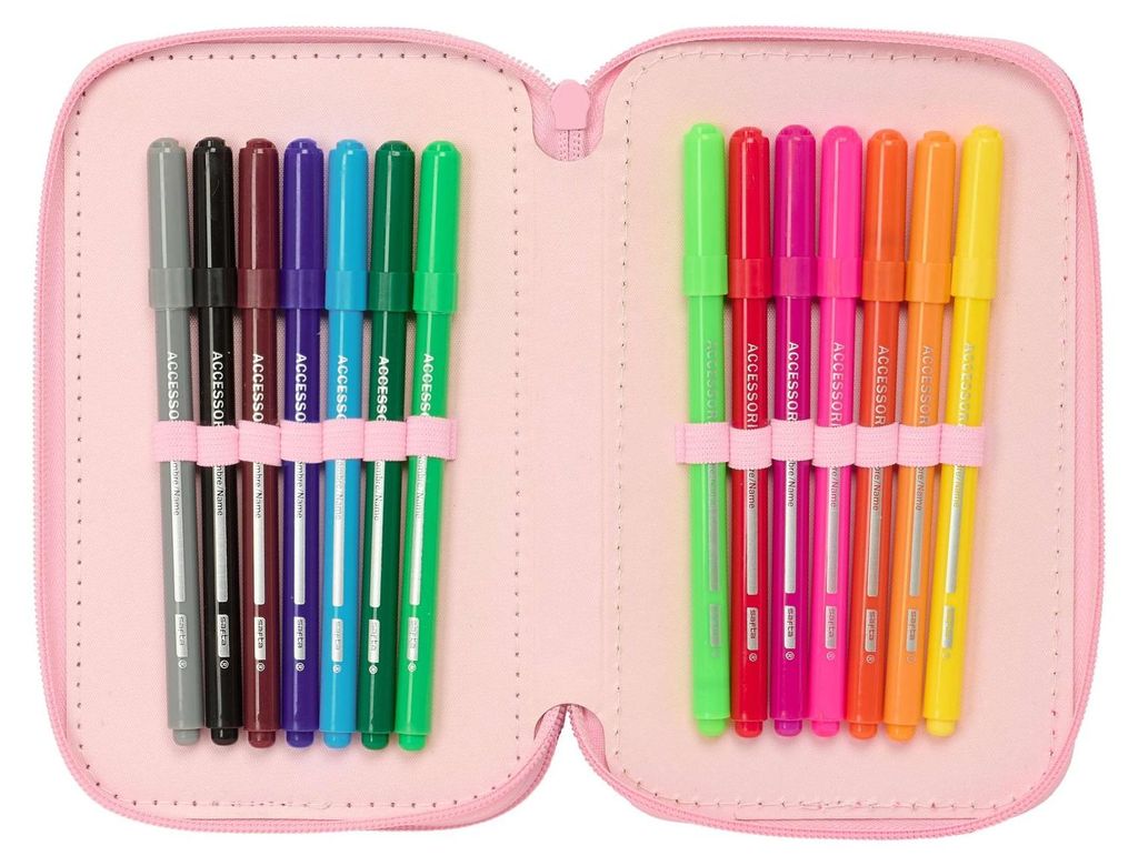Safta 412502857, Weiches Federmäppchen, Polyester, Pink, Produktbild 