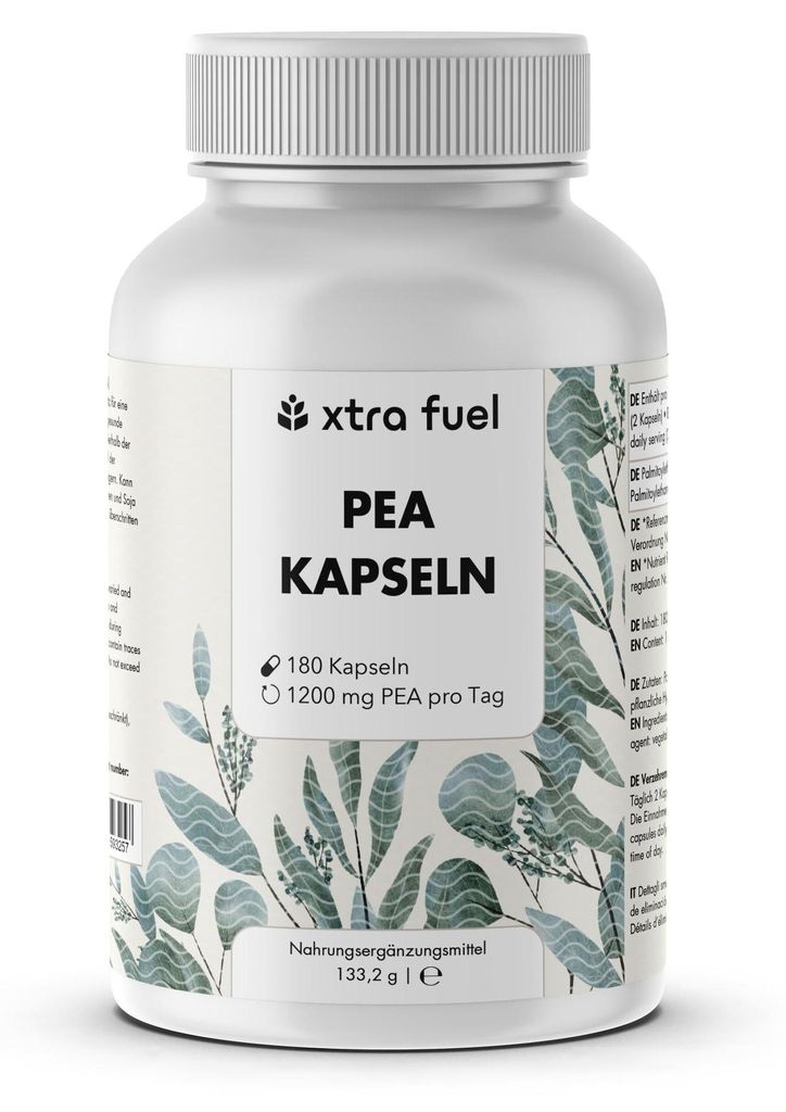 PEA Kapseln - Mikronisiertes Palmitoylethanolamid - 1200mg Produktbild 
