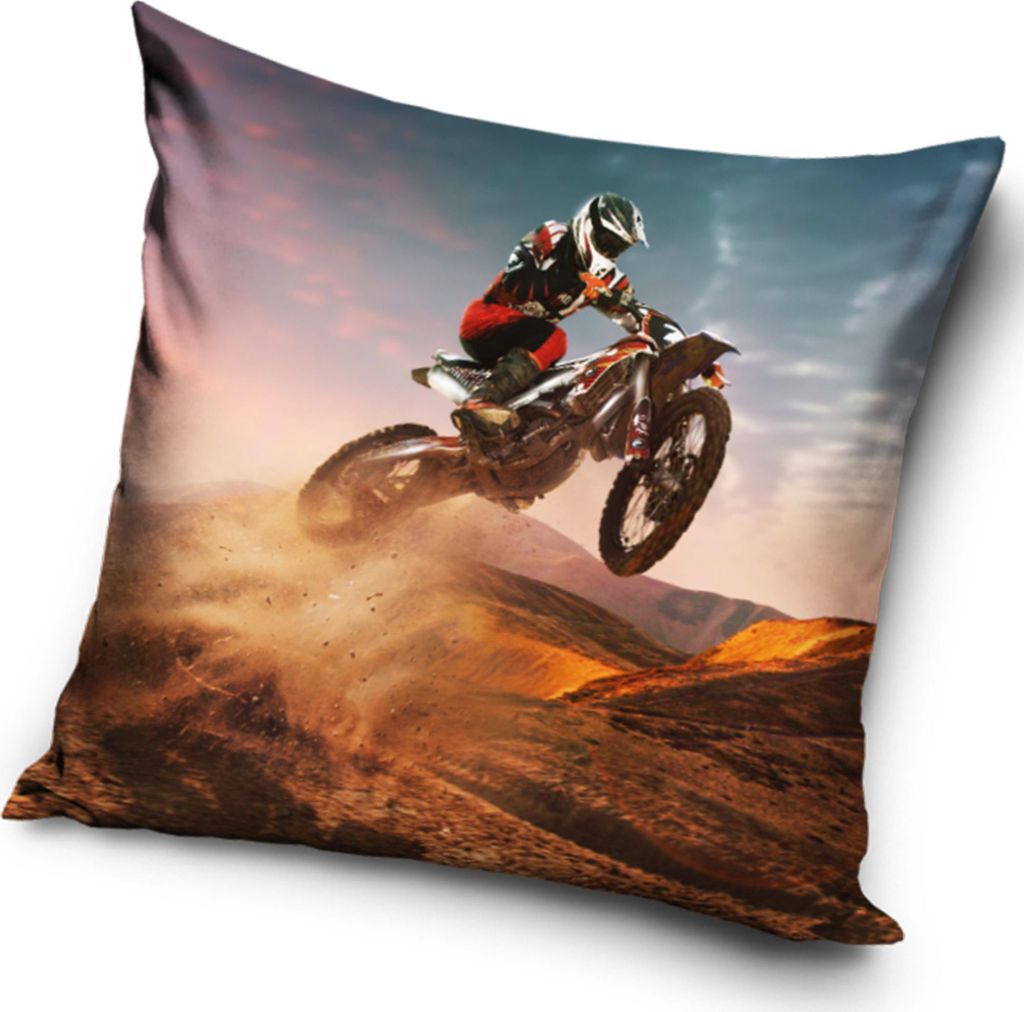 Kopfkissenbezug Motocross König der Sanddünen