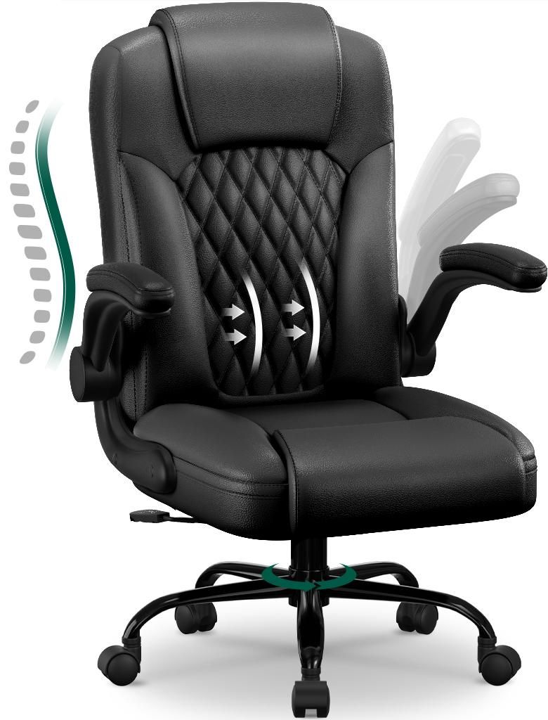Aiibot Bürostuhl, Ergonomisch Bürostuhl Kunstleder, Produktbild 