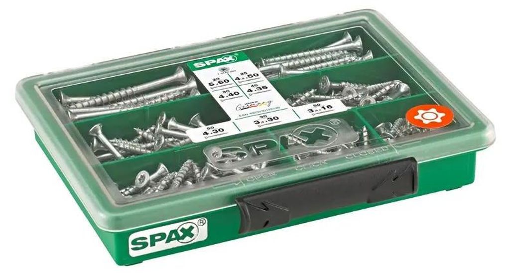 Spax Sortimentskasten Senkkopf TRX - 245 Stk. Produktbild 