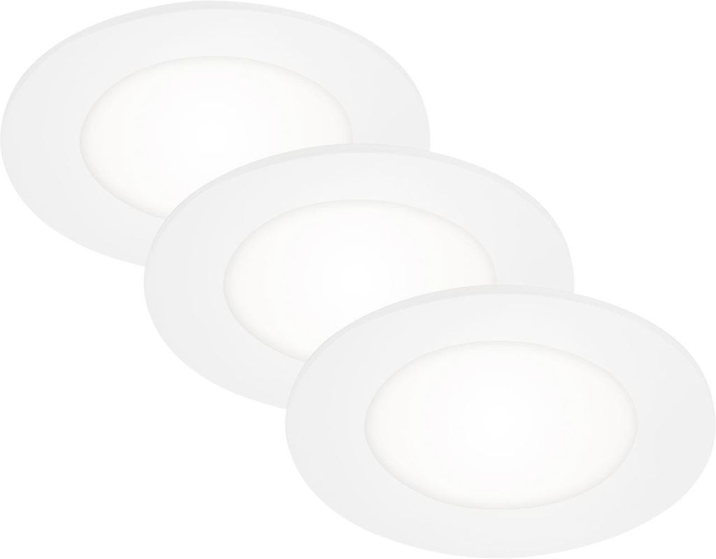 Lampy wpuszczane LED Zestaw lamp wpuszczanych 3W biały Zdjęcie produktu 