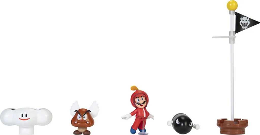 Décoration Gâteau ou Collection Super Mario Cloud World Diorama Set 6cm - 8