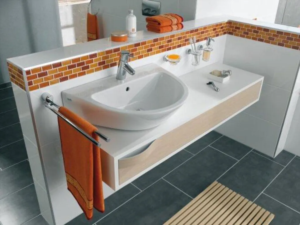 Organisateur mural salle de bain porte-verre Emco Roundo 2 en cristal