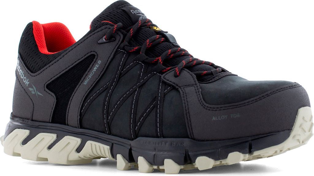 Reebok Trailgrip Safety, Männlich, Erwachsener, Sicherheits-Sneakers, Schwarz, Tunnelzugverschluss, EN ISO 20345, S3