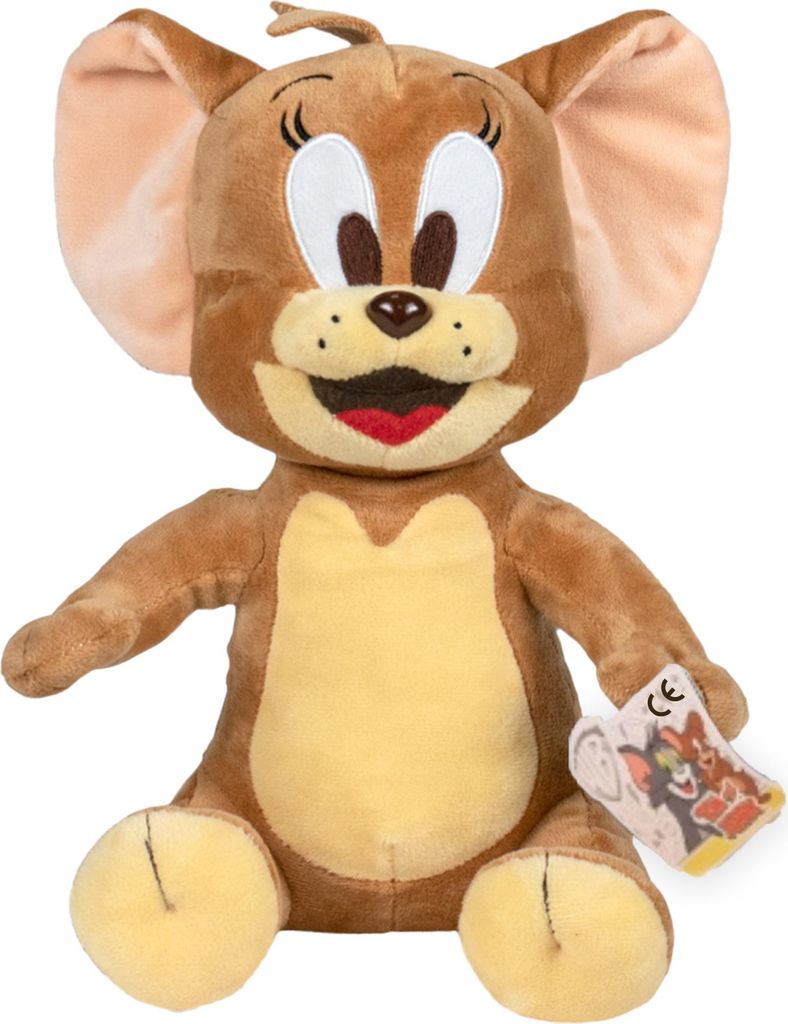 Tom oder Jerry Plüsch – Klassische Cartoon-Figur (28cm) Braun Unisize Disney