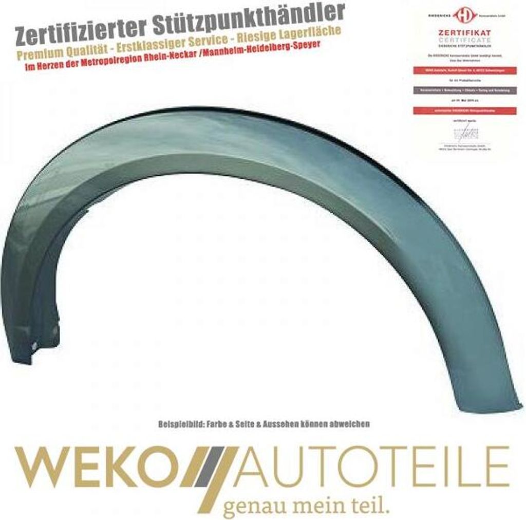 Innenkotflügel vorne links DIEDERICHS 5881809 für MITSUBISHI