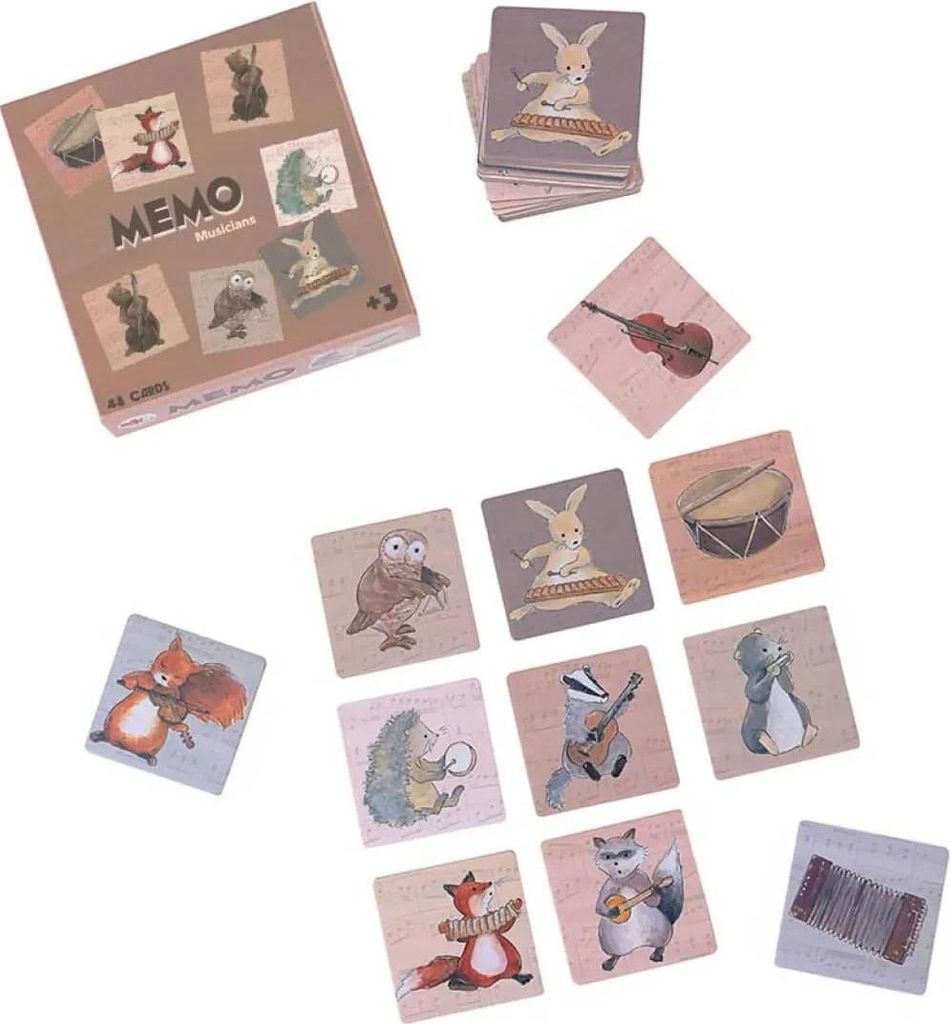 Egmont Toys Memo Spiel Karton Musiker - Lernspielzeug für Kinder