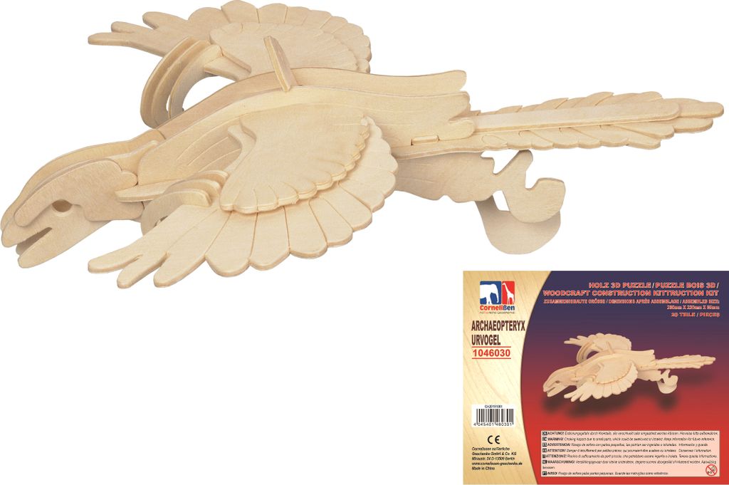 Holz 3D Puzzle - Archaeopteryx