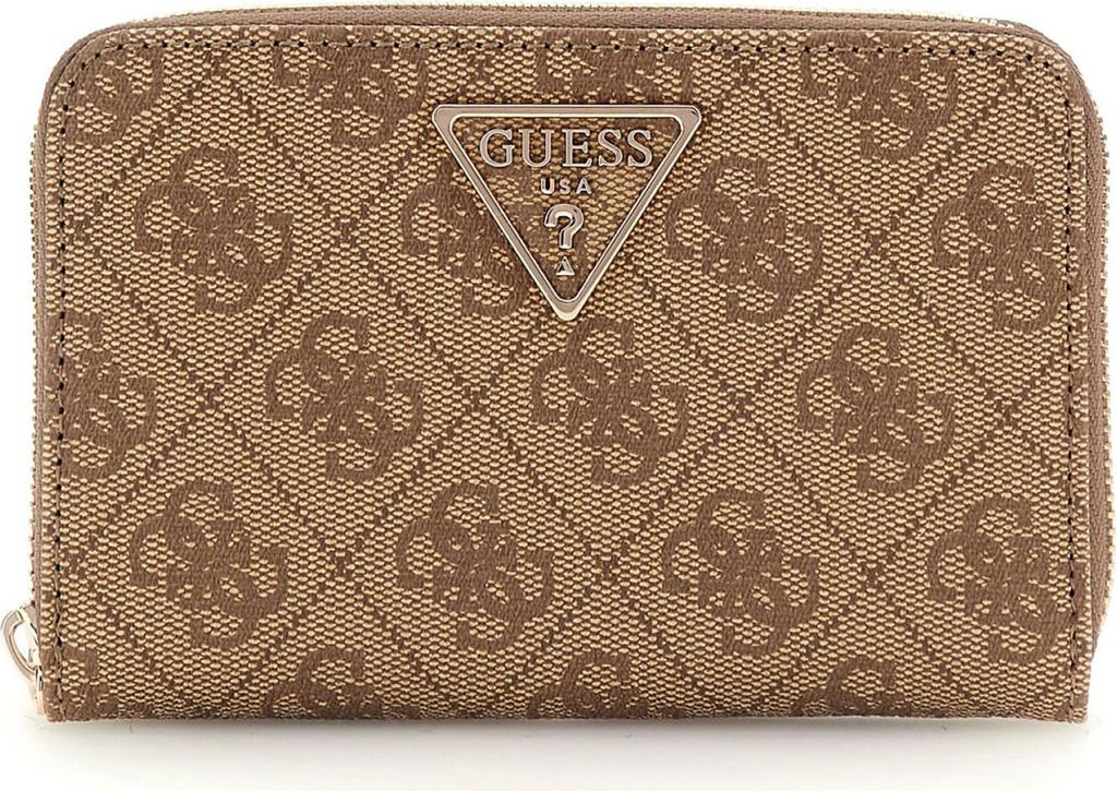 Guess Damen Geldbörse Braun Synthetik Portemonnaies