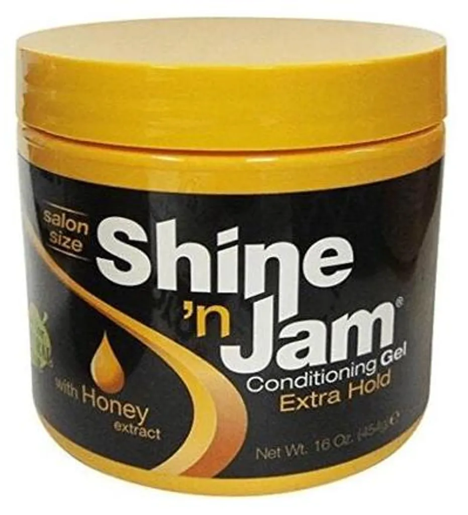 Gel Coiffant Hydratant Shine 'n Jam pour Tresses et Finition Edges