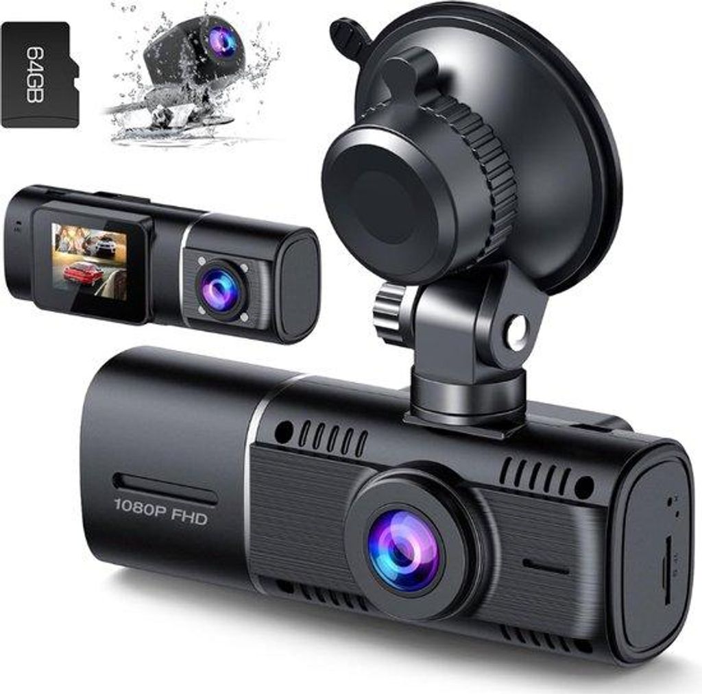 Doppeldashcam 1080P Full HD Auto Kamera